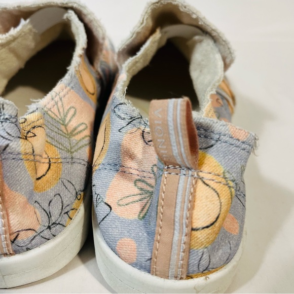 Vionic Beach Malibu Slip On Sneaker Blue Haze Orange Grove Size 8 - Picture 7 of 10